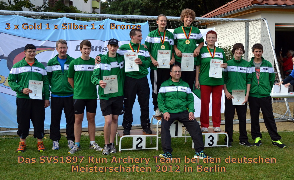 Das SVS1897 Run Archery-Team