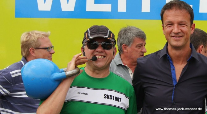 Trainer Thomas Wanner mit VFB-Sportdirektor Fredi Bobic