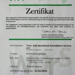Rehasport zertifikat