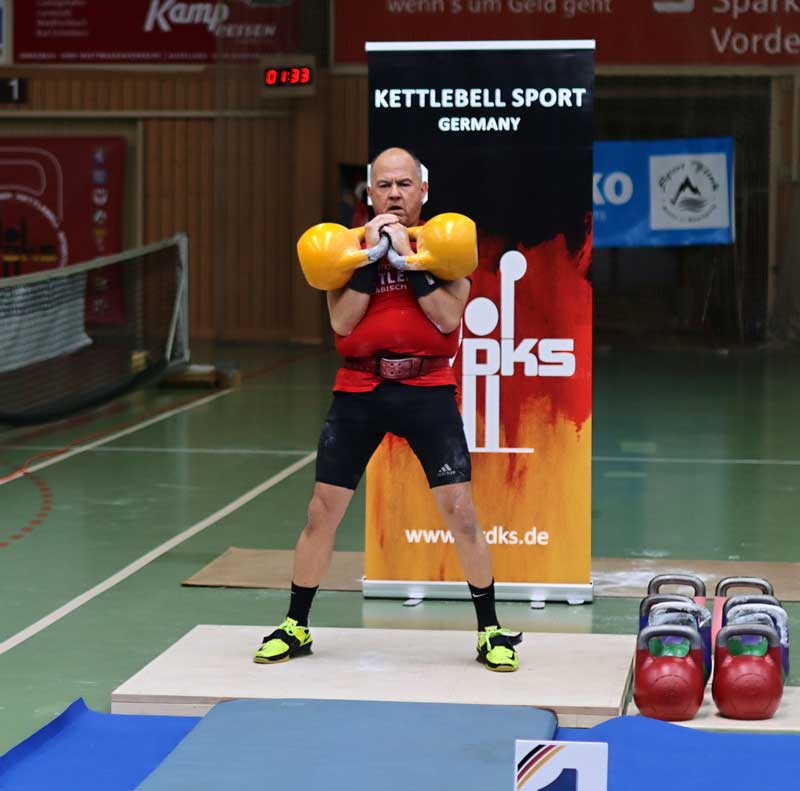 Deutsche Meisterschaft 2021 Kettlebell Sport Teilnehmer Schwaebisch Gmuend Thomas Jack Wanner, Chrissi Wanner, Daniela Kuhn