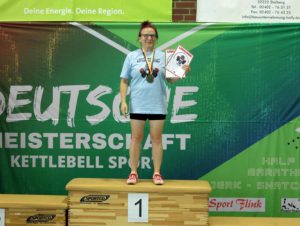 deutschen Meisterschaften Kettlebellsport Christine Wanner