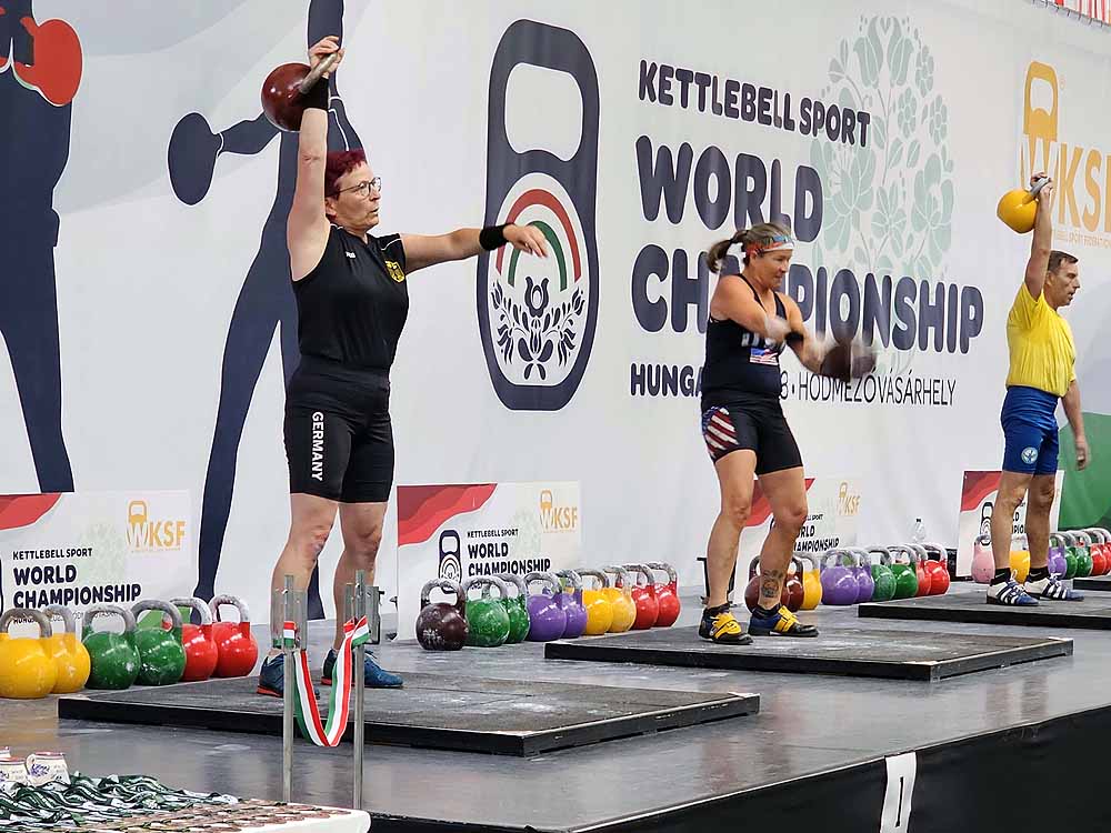 Christine Wanner Kettlebellsport Weltmeisterschaft Ungarn 2. Platz