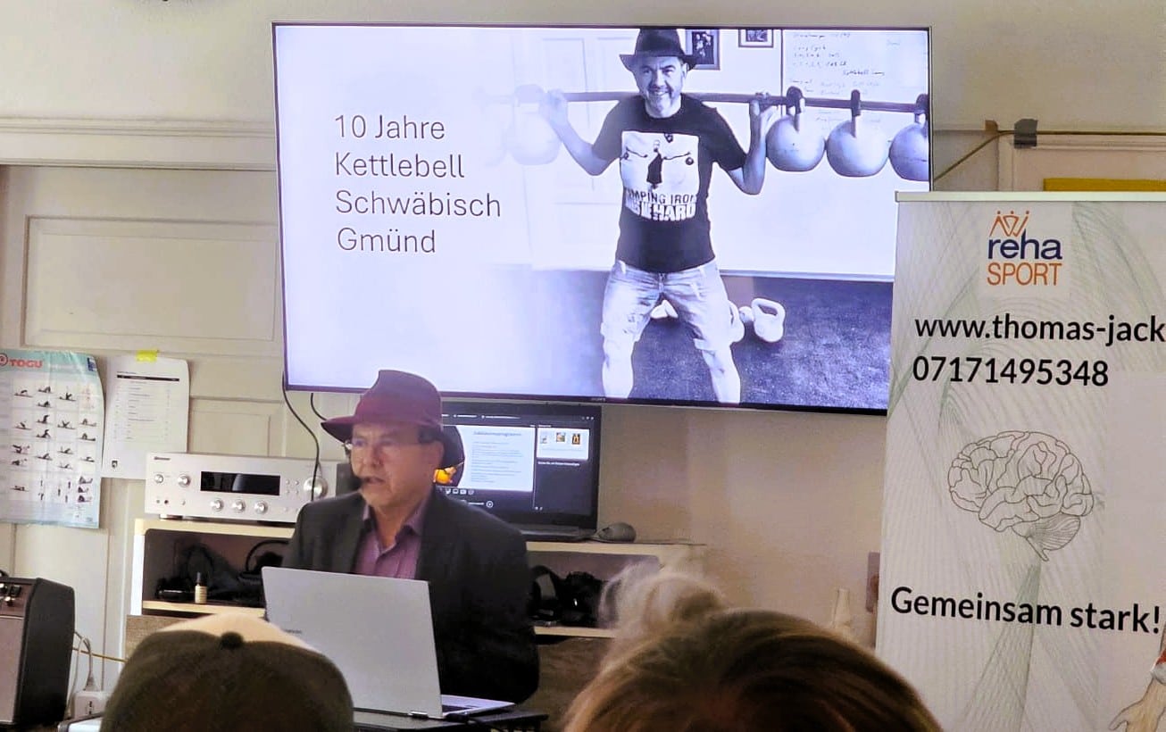 vortrag 10 Jahre Kettlebell Schwäbisch Gmnd